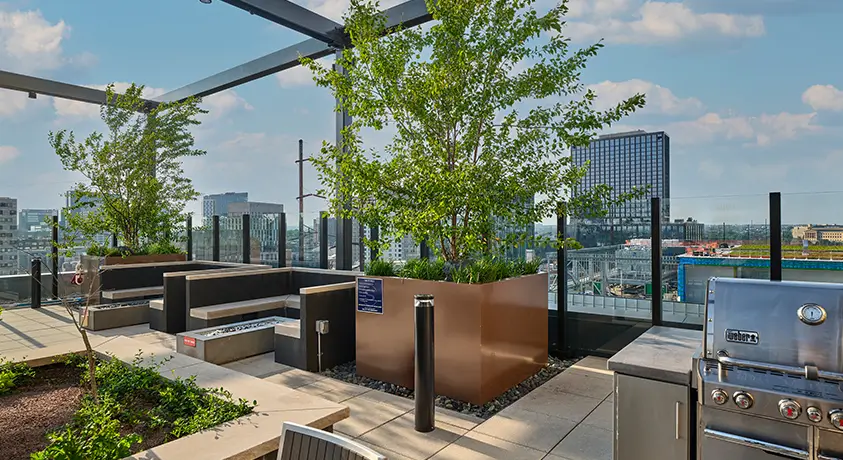 outdoor lounge