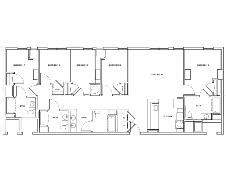 The Easton 2 - 5x4 Floor plan