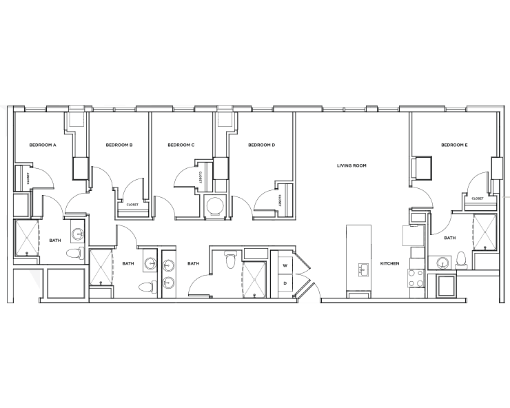 The Easton 1 - 5x4 Floor plan